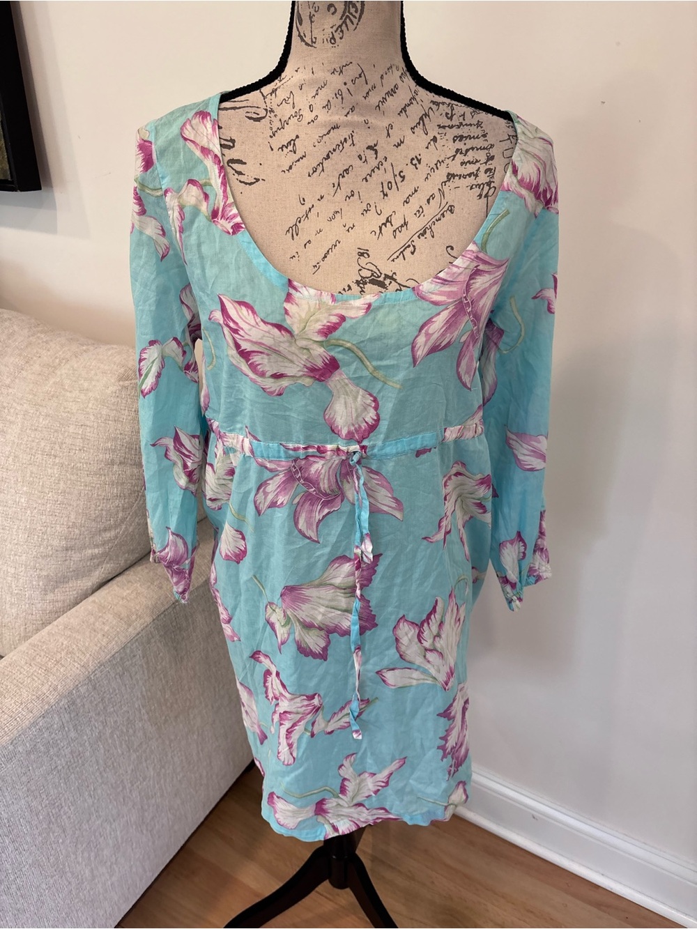 Manuel Canovas swim cover up dress size T4 (medium)